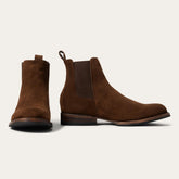 Men Chukka | Stetson Suede Beat Chelsea Boot Brown