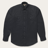 Men Classic Cut | Stetson Classic Western Shirt In Black Black