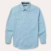 Men Classic Cut | Stetson Geo Western Shirt Blue