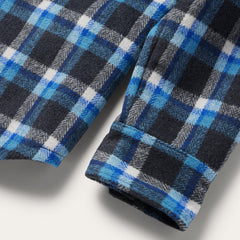 Men Jackets | Stetson Blue Plaid Quilted Shirt Jacket Blue