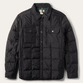 Men Jackets | Stetson Crushable Black Parachute Jacket Black