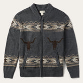 Men Jackets | Stetson Longhorn Cardigan Grey