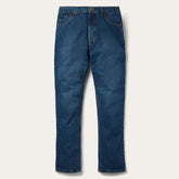 Men Modern Cut | Stetson 1520 Fit Standard Straight Leg Jean Blue