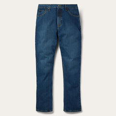 Men Modern Cut | Stetson 1520 Fit Standard Straight Leg Jean Blue
