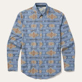 Men Modern Cut | Stetson Desert Horizon Shirt Blue