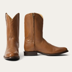 Men Ropers | Stetson Rancher Zip Roper Burnished Tan