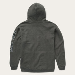Men Sweaters & Hoodies | Stetson Charcoal Heather Fleece Hooded Sweatshirt Grey