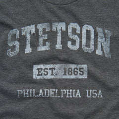 Men Tees | Stetson 1865 Graphic Tee Grey