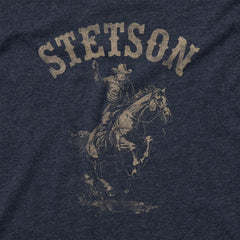 Men Tees | Stetson Bronco Rider Graphic Tee Blue