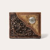 Men Wallets | Stetson Hair-On-Hide Concho Bi-Fold Wallet Vintage Brown