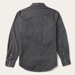 Men Western Shirts | Stetson Black Diamond Shirt Black