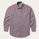 Men Western Shirts | Stetson Blue Four Point Geo Print Western Shirt Blue