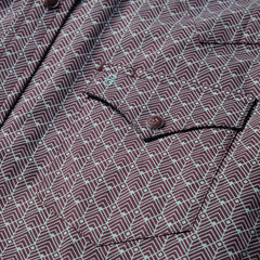 Men Western Shirts | Stetson Chevron Grid Shirt Brown