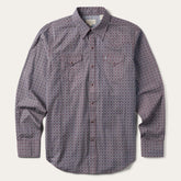Men Western Shirts | Stetson Chevron Grid Shirt Brown