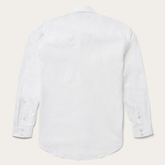 Men Western Shirts | Stetson Pin Point Oxford Shirt White