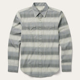 Men Western Shirts | Stetson Serape Dobby Twill Western Shirt Brown
