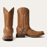 Men Western | Stetson Heritage Harness Boots Burnished Tan