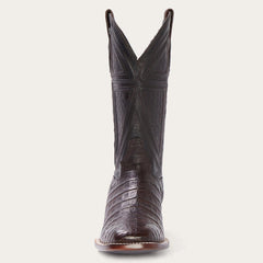 Men Western | Stetson Kaycee Brown Caiman Belly Cowboy Boot Brown