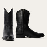 Men Western | Stetson Rancher Zip Roper Burnished Black