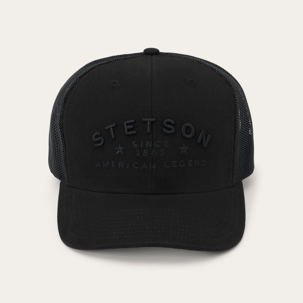 Men/Women Caps & Truckers | Stetson American Legend Trucker Cap Black