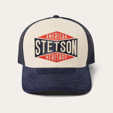 Men/Women Caps & Truckers | Stetson Cream American Heritage Trucker Cap Cream