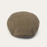 Men/Women Caps & Truckers | Stetson Glen Check Linen/Silk Kent Cap Olive Check
