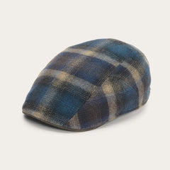 Men/Women Caps & Truckers | Stetson Ivy Virgin Wool Cap Blue Beige Check