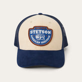 Men/Women Caps & Truckers | Stetson Khaki Arrowhead Patch Trucker Cap Khaki