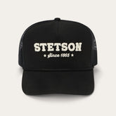 Men/Women Caps & Truckers | Stetson Lasso Trucker Cap Black