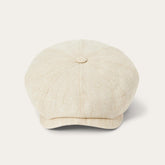 Men/Women Caps & Truckers | Stetson Linen Hatteras Newsboy Beige