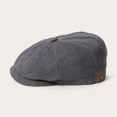 Men/Women Caps & Truckers | Stetson Linen Hatteras Newsboy Grey