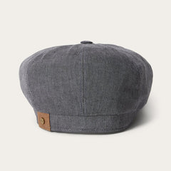 Men/Women Caps & Truckers | Stetson Linen Hatteras Newsboy Grey