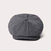 Men/Women Caps & Truckers | Stetson Linen Hatteras Newsboy Grey