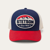 Men/Women Caps & Truckers | Stetson Navy Americana Trucker Cap Navy