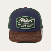 Men/Women Caps & Truckers | Stetson Navy Heritage Script Trucker Cap Navy