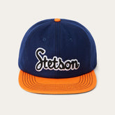 Men/Women Caps & Truckers | Stetson Retro Script Baseball Cap Navy