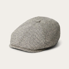 Men/Women Caps & Truckers | Stetson Silk Six-Panel Cap Black Herringbone