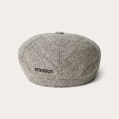 Men/Women Caps & Truckers | Stetson Silk Six-Panel Cap Black Herringbone