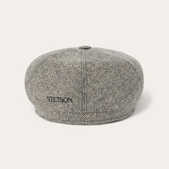 Men/Women Caps & Truckers | Stetson Silk Six-Panel Cap Black/brown Herringbone