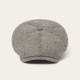 Men/Women Caps & Truckers | Stetson Silk Six-Panel Cap Black/brown Herringbone