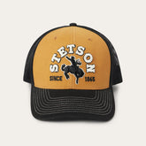Men/Women Caps & Truckers | Stetson Tan Cowboy Trucker Cap Tan