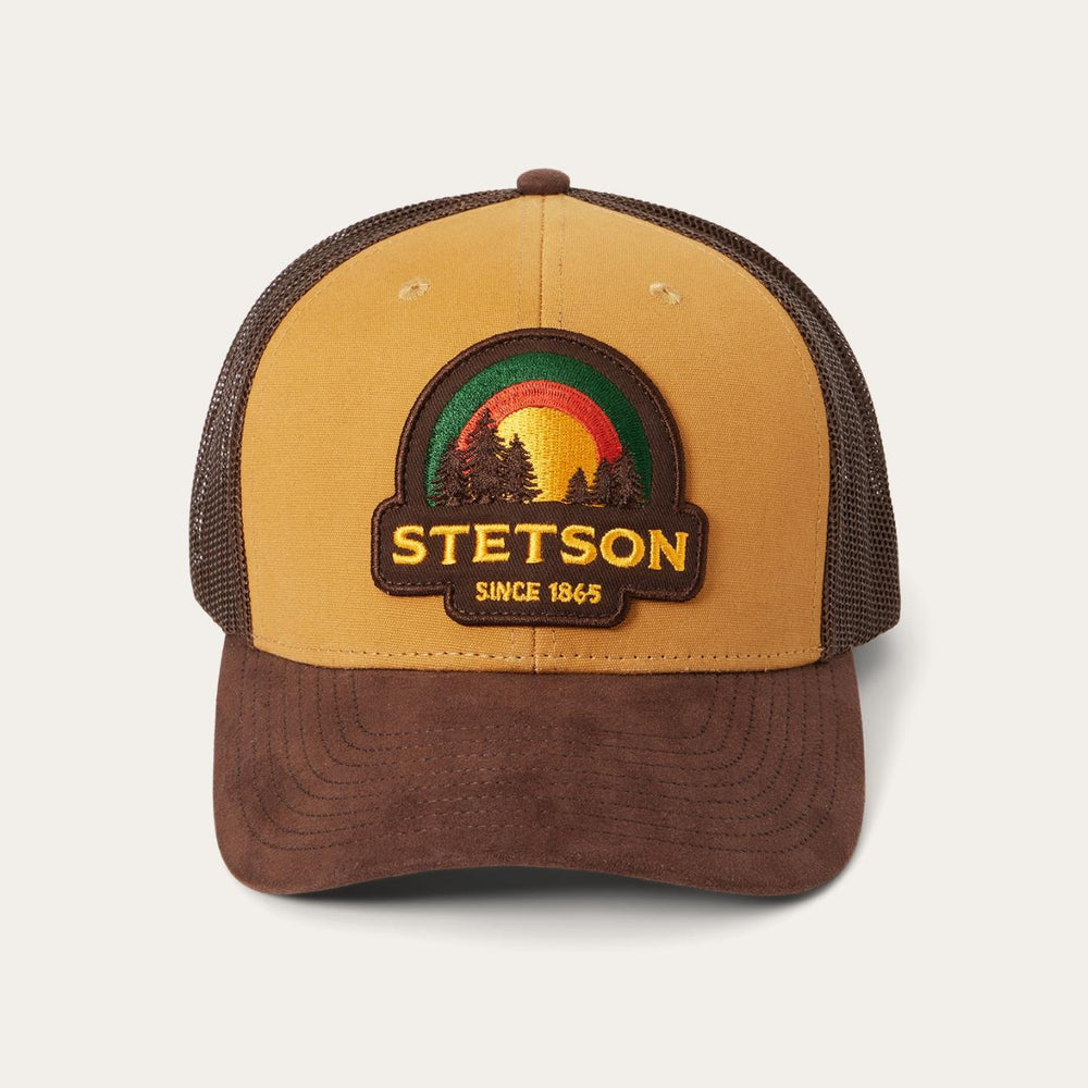 Men/Women Caps & Truckers | Stetson Tan Sunset Trucker Cap Tan