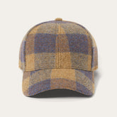 Men/Women Caps & Truckers | Stetson Wool Check Baseball Cap Cognac/sand/blue
