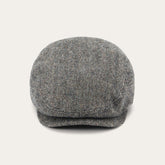 Men/Women Caps & Truckers | Stetson Wool Herringbone Driver Cap Anthra Melange Herringbone