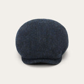 Men/Women Caps & Truckers | Stetson Wool Herringbone Driver Cap Dark Navy Herringbone