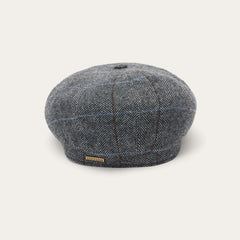 Men/Women Caps & Truckers | Stetson Wool Herringbone Hatteras Cap Grey Herringbone