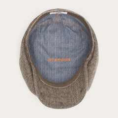 Men/Women Caps & Truckers | Stetson Wool Herringbone Hatteras Grey Herringbone