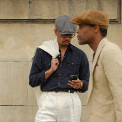 Men/Women Caps & Truckers | Stetson Wool Herringbone Hatteras Grey Herringbone