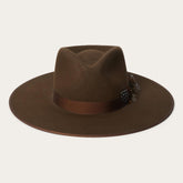 Men/Women Fedora | Stetson Midtown Wide Flat Brim Hat Oak
