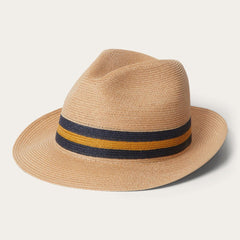 Men/Women Fedora | Stetson Triad Straw Fedora Mustard